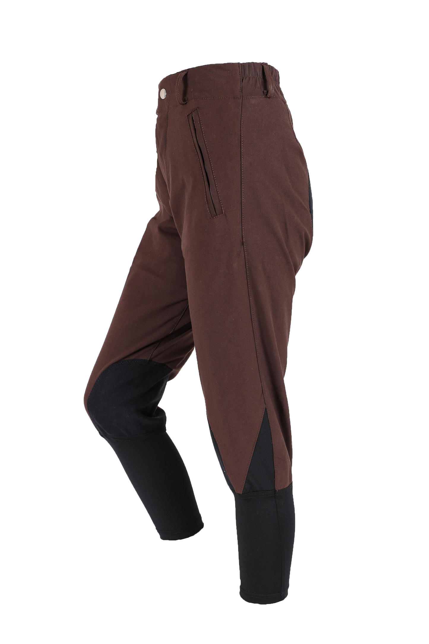 BREEZE UP 3/4 LENGTH EXERCISE BREECHES CHOCOLATE/BLACK