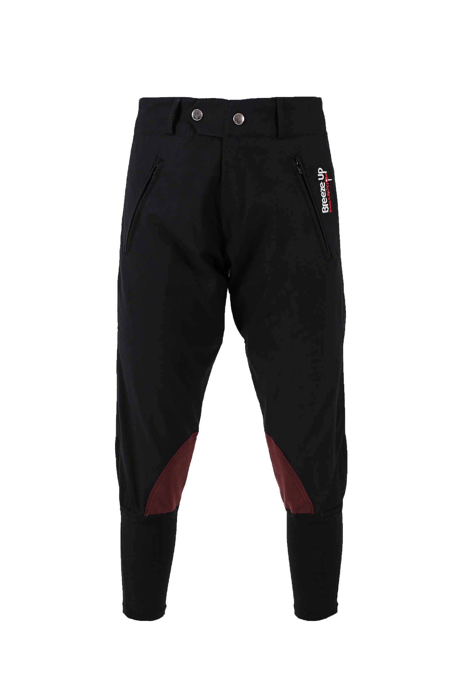 BREEZE UP 3/4 LENGTH EXERCISE BREECHES BLACK/CLARET