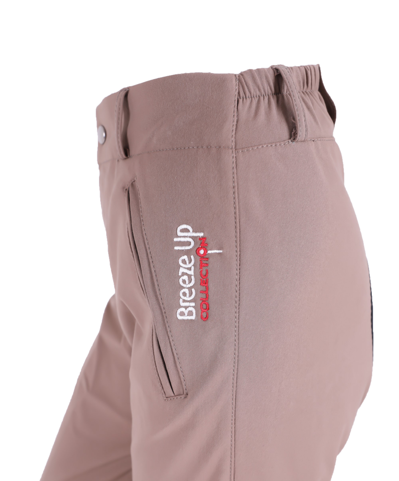 BREEZE UP 3/4 LENGTH EXERCISE BREECHES MOUSE BROWN/BLACK