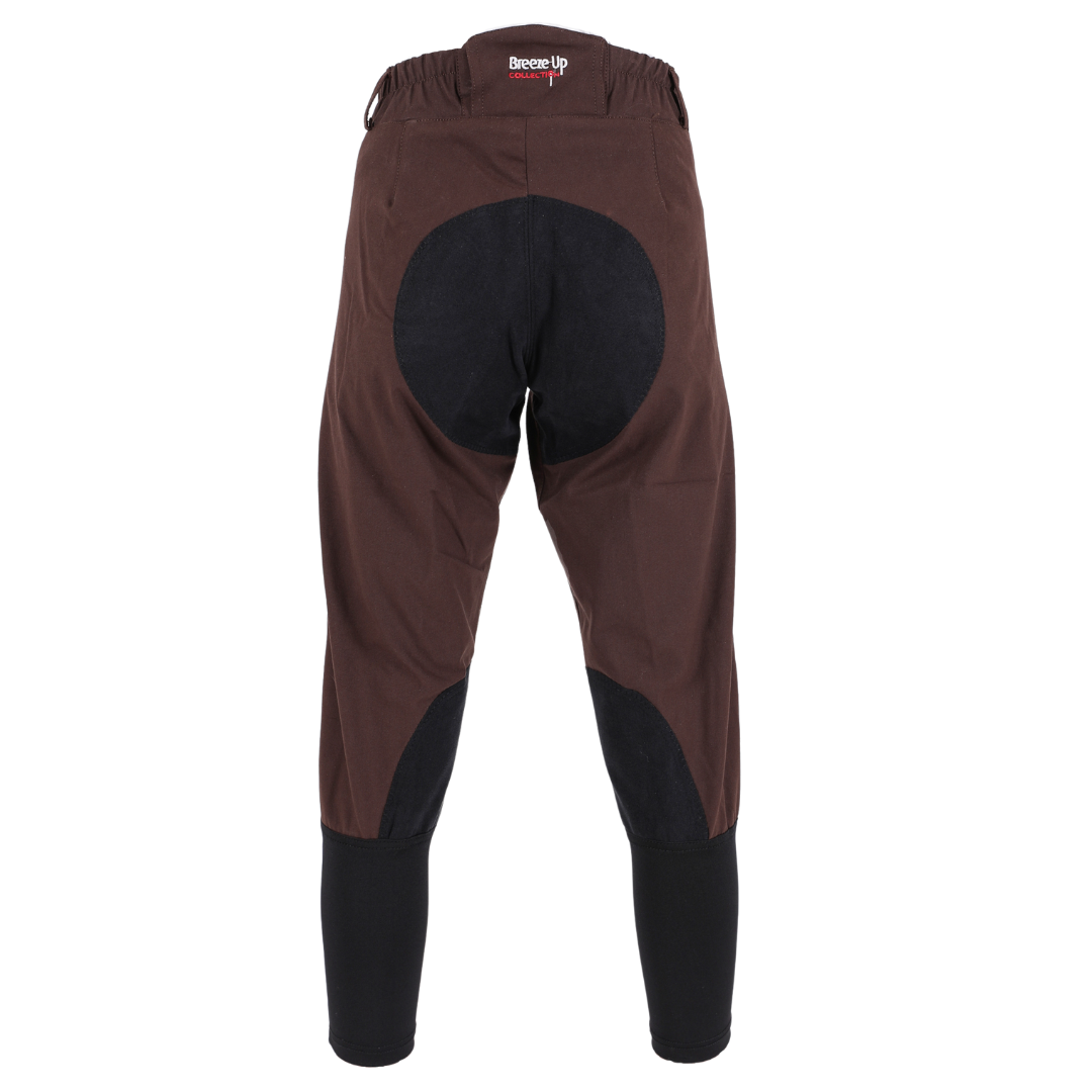 BREEZE UP 3/4 LENGTH EXERCISE BREECHES CHOCOLATE/BLACK