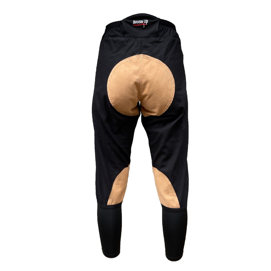 CELTIC BREEZE UP 3/4 LENGTH EXERCISE BREECHES BLACK/GOLD