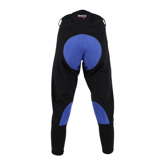 CELTIC BREEZE UP 3/4 LENGTH EXERCISE BREECHES BLACK/ROYAL BLUE